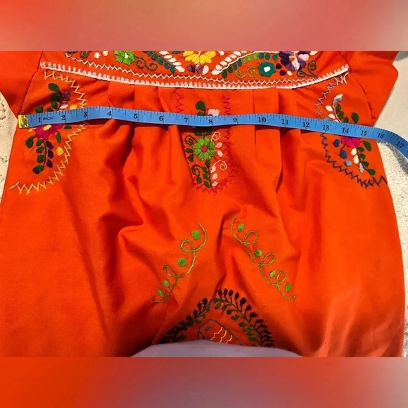 Mexican Dress AUTHENTIC HANDMADE IN MEXICO Embroidered - Picture 6 of 6